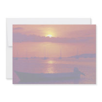 Sunset at Puerto la Cruz, Venezuela Custom Invitation