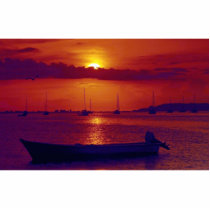 Sunset at Puerto la Cruz, Venezuela Cut Out