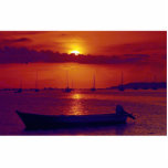 Sunset at Puerto la Cruz, Venezuela Cut Out