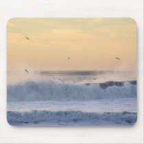 Sunset at Rockaway mousepads
