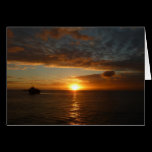 Sunset at Sea Card