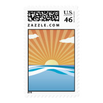 Sunset at Sea stamps