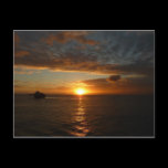 Sunset at Sea Postcard