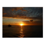 Sunset at Sea Postcard