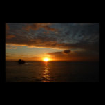 Sunset at Sea Poster Print