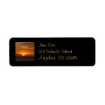 Sunset at Sea Return Address Label