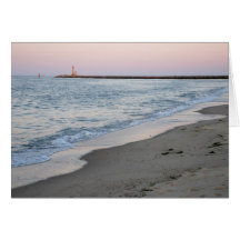 Sunset at the Beach Card