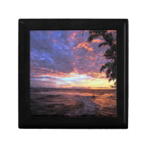 Sunset at the Beach Jewelry Box