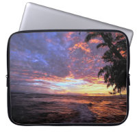 Sunset at the Beach Laptop Computer Sleeves