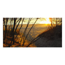 Sunset at the Beach Photo Greeting Card