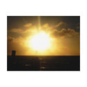Sunset At The Beach postcards