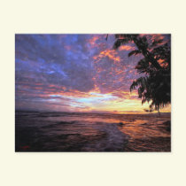 Sunset at the Beach...Postcard