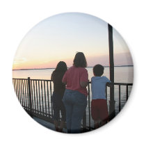 Sunset at the Damn Refrigerator Magnet