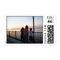Sunset at the Damn Stamps