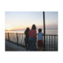 Sunset at the Damn Postcard