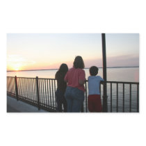 Sunset at the Damn Sticker