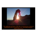 Sunset at the Delicate Arch posters
