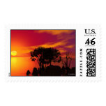 Sunset At The Lake Postage