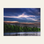 Sunset At The Lake Postcard