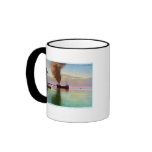 Sunset at Upper Light, Sault Ste. Marie, MI 1909 mugs