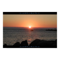 Sunset At Venice Beach, Florida posters
