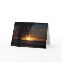 Sunset at Waikiki Greeting Card