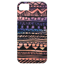 Sunset Aztec Pattern iPhone 5 Cover