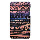 Sunset Aztec Pattern iPod Touch Cases