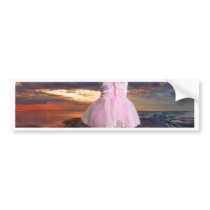 SUNSET BALLET BUMPER STICKERS