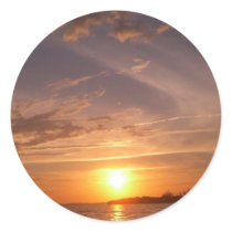 Sunset Bay VI Sticker by mlewallpapers Sunset Bay VI Sticker