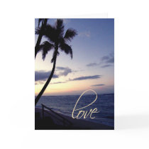 Sunset beach ... cards