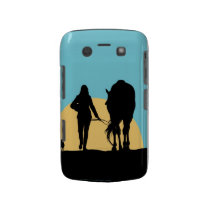Sunset Beach Horse Blackberry Case