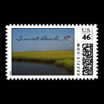 Sunset Beach North Carolina Postage Stamp stamps