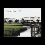 Sunset Beach North Carolina Postcard postcards