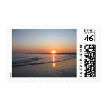 Sunset * Beach Postage Stamps