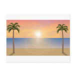 Sunset Beach Scene: Post Cards
