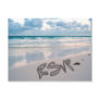 Sunset Beach Wedding RSVP Post Card Sunset Beach Wedding RSVP Post Card