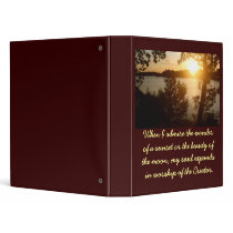 Sunset Beauty Binder