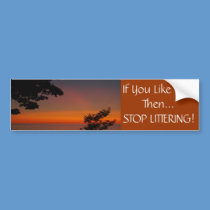 sunset beauty, If You Like This, Then...STO... bumper stickers