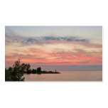 Sunset Behind Clouds by the Lake Business Card