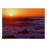 Sunset Big Sur California 1Painted Greeting Card