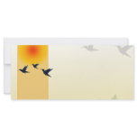Sunset - Bird flight Personalized Rack Card