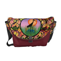 Sunset Bird Messenger Bag