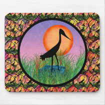 Sunset Bird Mousepad