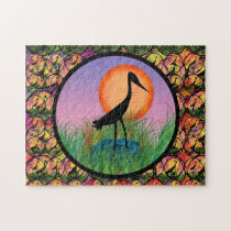 Sunset Bird Puzzle