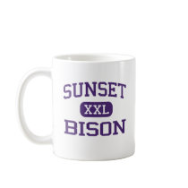 Sunset - Bison - Sunset High School - Dallas Texas mugs