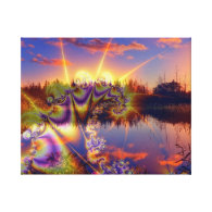 Sunset Bliss - Stretched Canvas Print