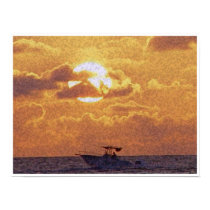 Sunset boat ride posters