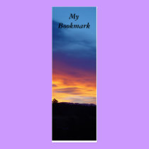 Sunset Bookmark business cards