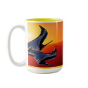 Sunset Boots Mugs mug